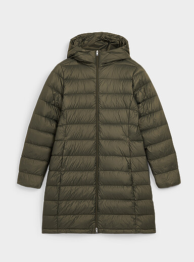 Manteau Long Femme Bleu Marine Jennyfer Taille M - Occasion En Très Bon état