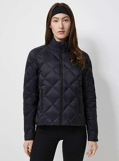 AYAZER Veste En Coton Col Montant Poches Amples Femme - Collection Automne Hiver Décontractée Et Confortable