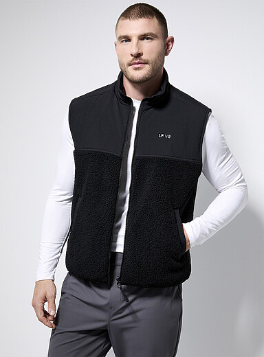 Reversible high-pile-fleece insulated vest | I.FIV5 | Men's