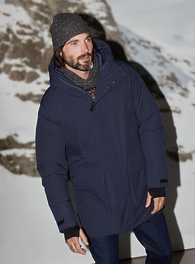 Le 31: Le parka d&eacute;perlant duvet recycl&eacute; RE:DOWN<sup>MD</sup> Bleu marine - Bleu nuit pour homme