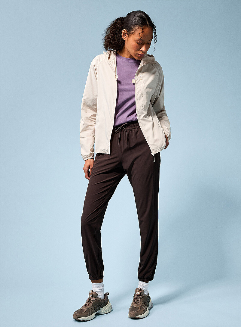 I.FIV5: La veste compressible l&eacute;g&egrave;re ripstop Ivoire - Beige cr&egrave;me pour femme
