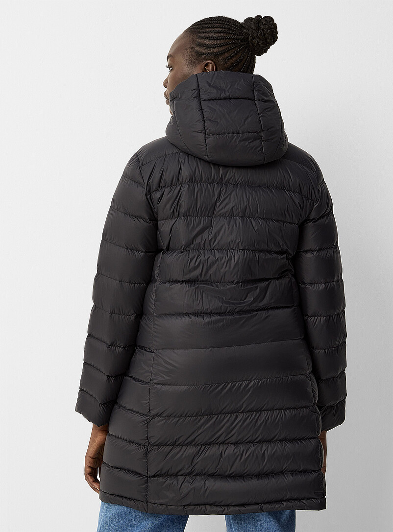 Reprocessed nylon half-length coat product image 3