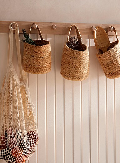 Les petits paniers jute naturel Ensemble de 3