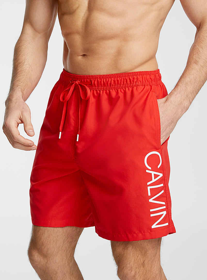 calvin klein swimwear red