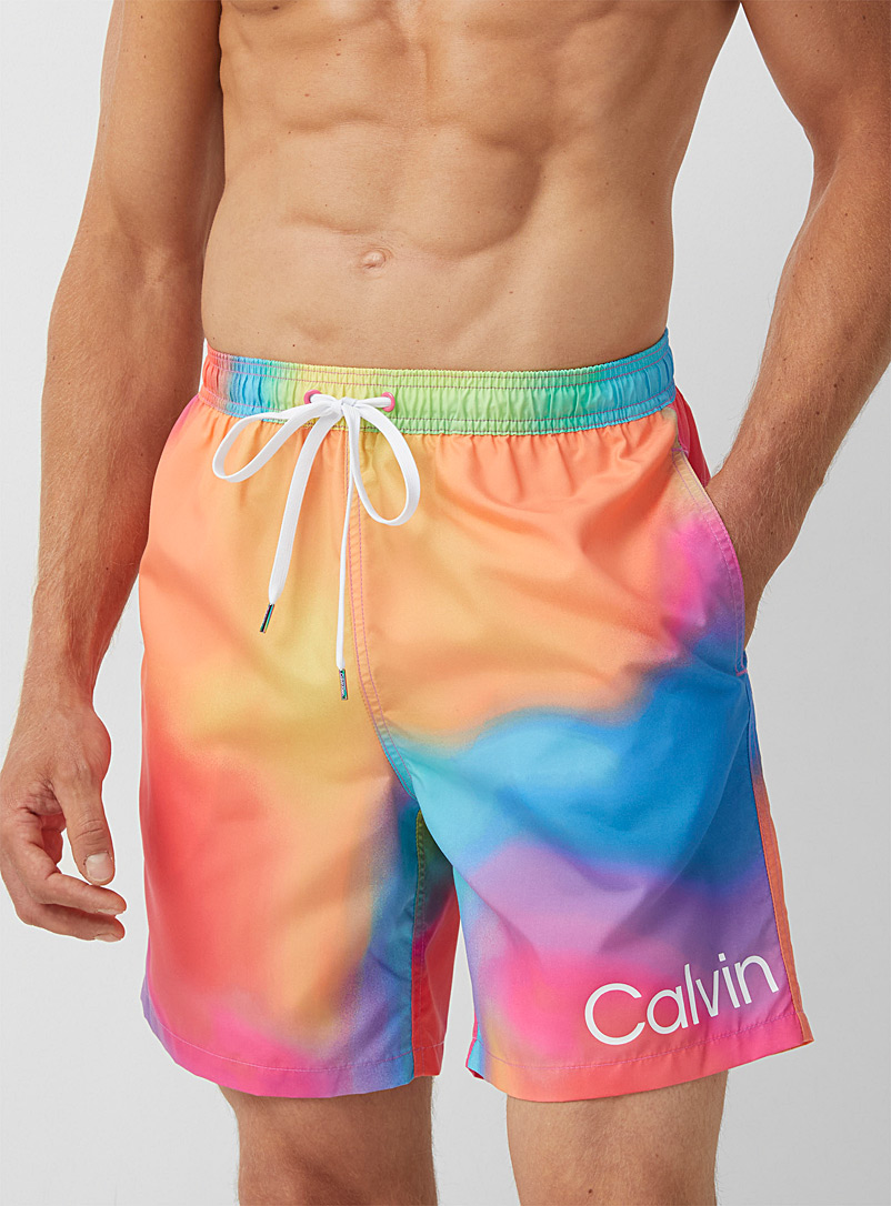 Calvin Klein Assorted Tie-dye swim short for men