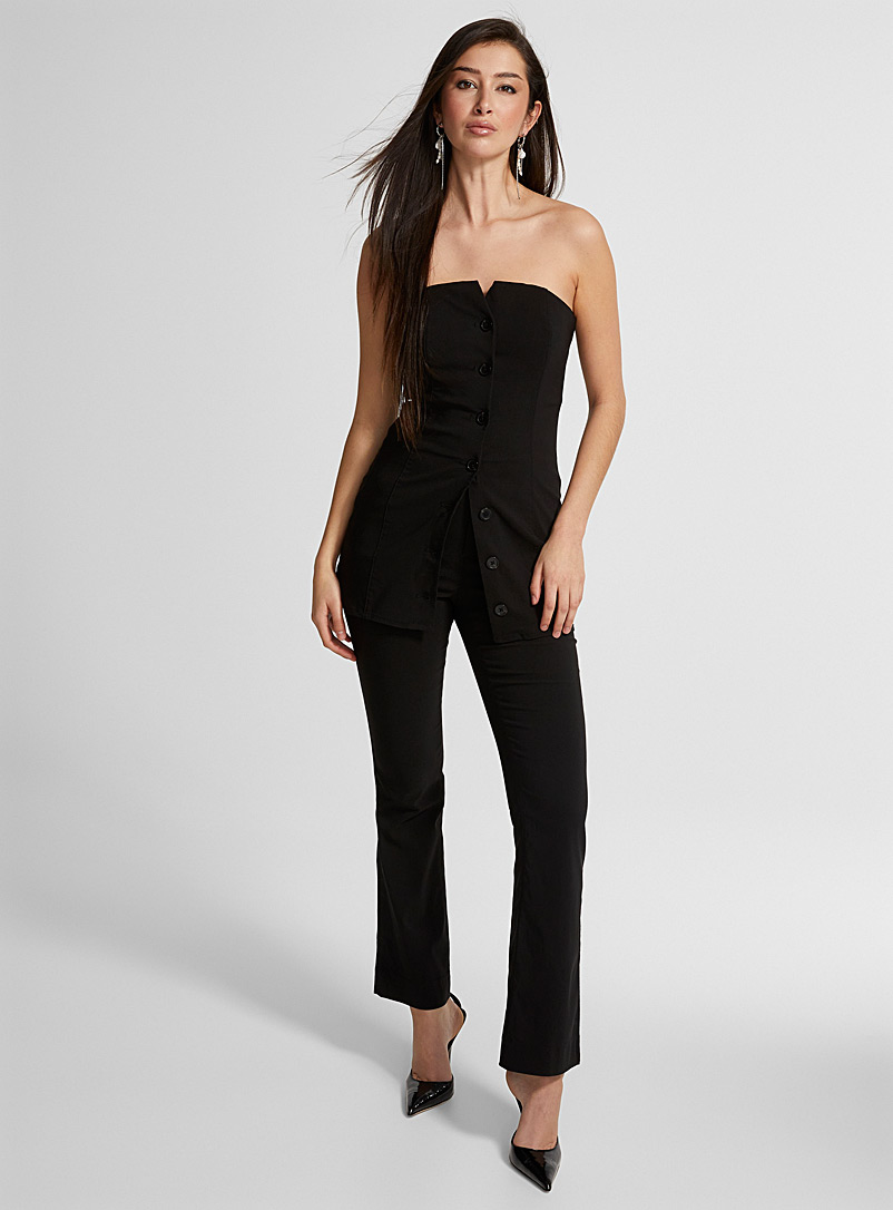 Long buttoned bustier | Icône | | Simons