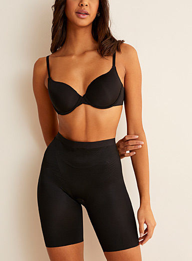 Spanx OnCore Open-Bust Mid-Thigh Bodysuit - Busted Bra Shop