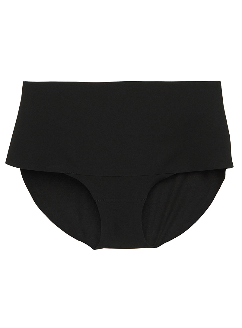 Spanx Black Undie-tectable support bikini panty for women