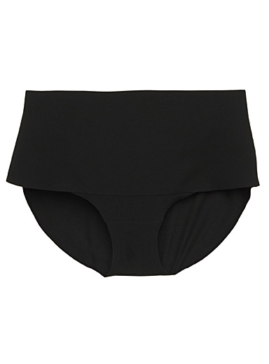 Spanx S1052 Higher Power Shaper Black High Waist Panties Women's