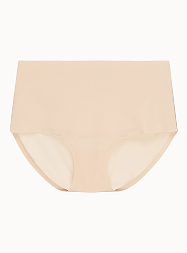 Spanx Beige/Greige Undie-tectable support bikini panty Nylon for women