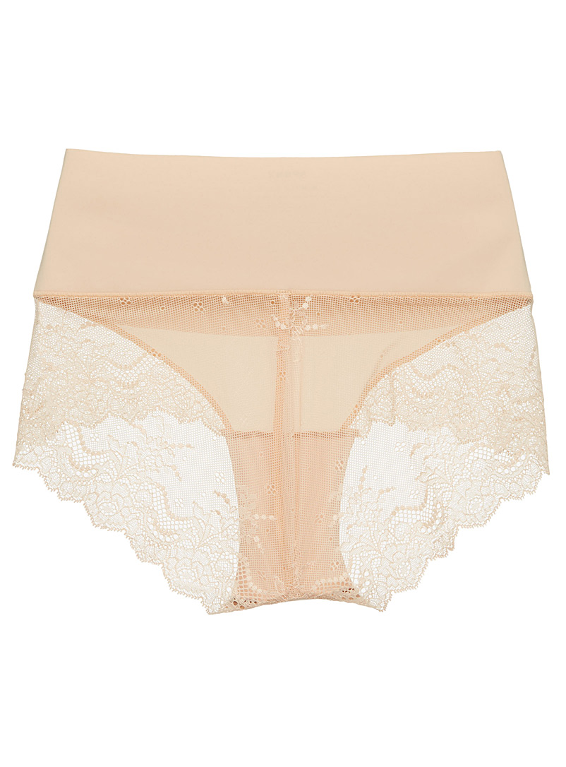 Spanx Beige/Greige Undie-tectable lace support bikini panty for women