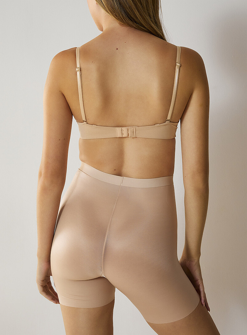 Ultra-high-waist satiny control short Length: 5" product image 3