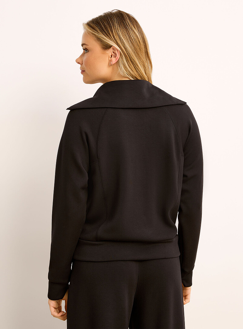 AirEssentials® zippered mock-neck sweatshirt product image 3