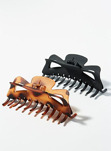 Les pinces surdimensionn&eacute;es plastique recycl&eacute; Ensemble de 2