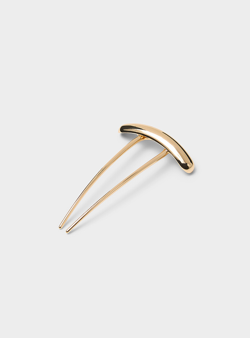 Metallic dome hair pin product image (primary)