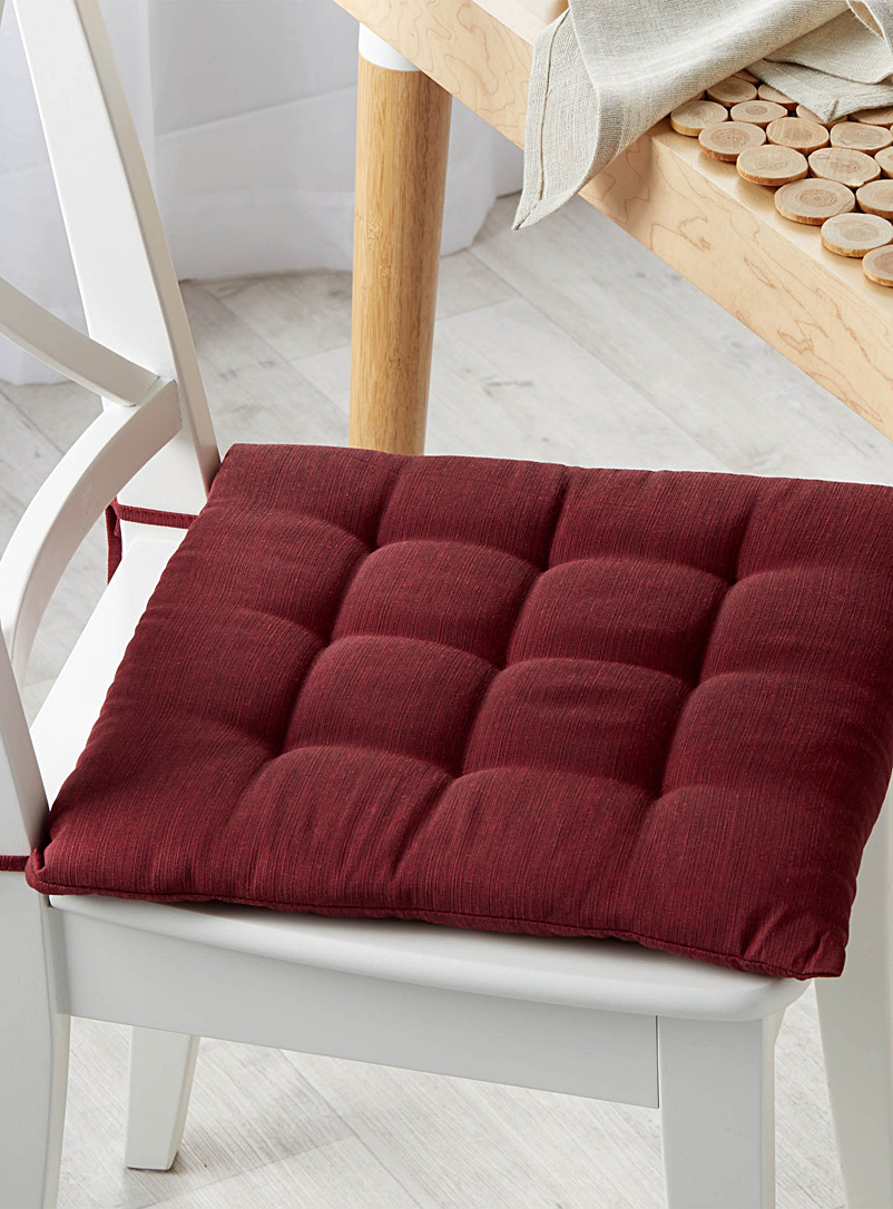 Simons Maison: Le coussin de chaise matelassé uni 40 x 40 cm Sable