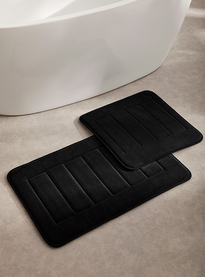 Simons Maison Black Soft comfort bath mat See available sizes