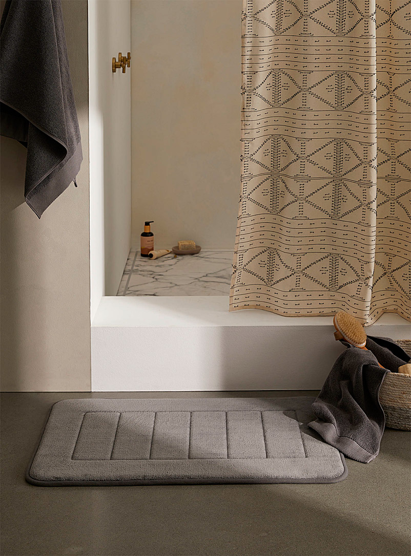 Simons Maison Grey Soft comfort bath mat 50 x 80 cm