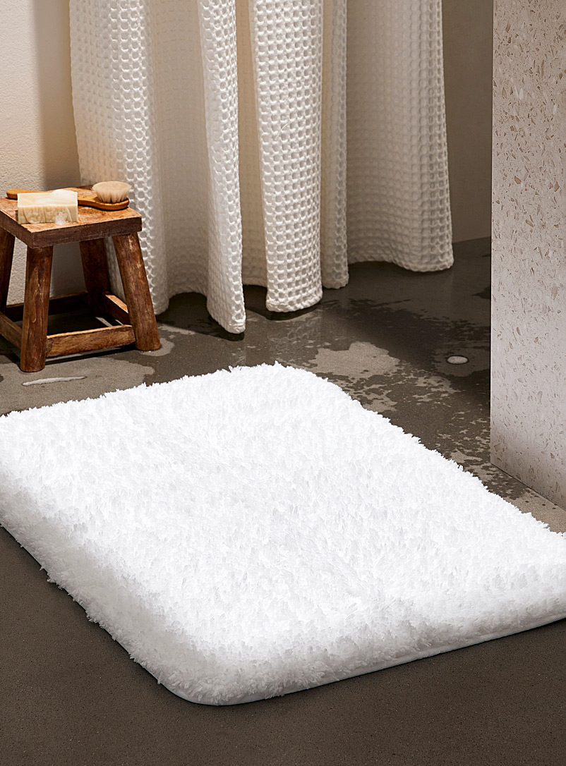 Simons Maison: Le tapis de bain ultradoux coloré 50 x 80 cm Blanc