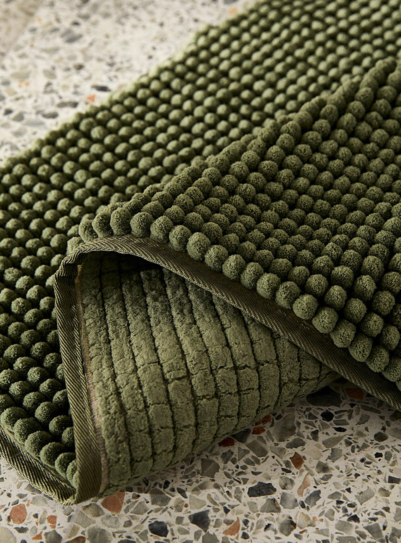 Simons Maison: Le tapis de bain chenille monochrome Voir nos formats offerts Vert bouteille - Sapin