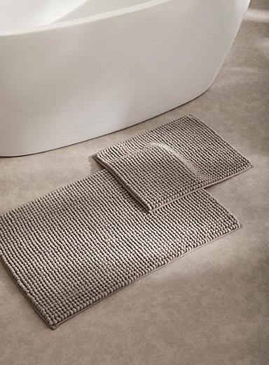 Simons Maison: Le tapis de bain chenille monochrome Voir nos formats offerts Vert bouteille - Sapin