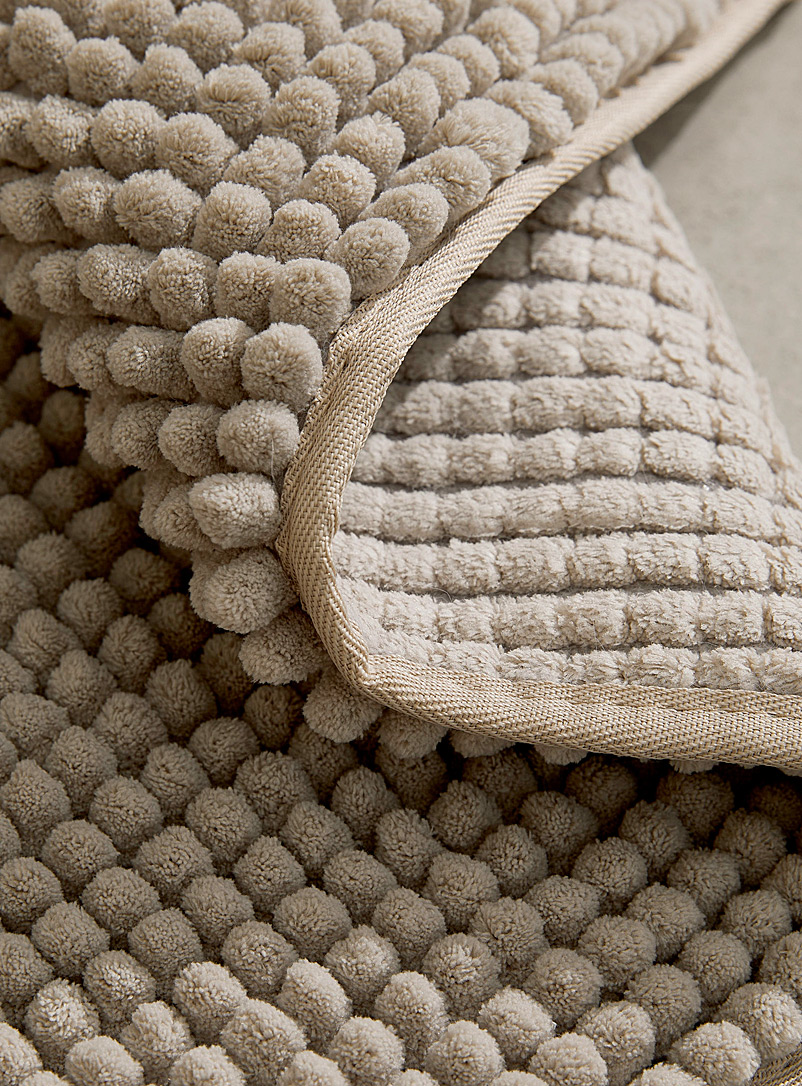 Simons Maison Pine/Bottle Green Monochrome chenille bath mat See available sizes
