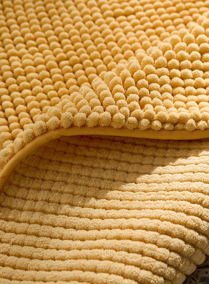 Simons Maison Pine/Bottle Green Monochrome chenille bath mat See available sizes