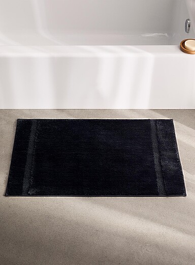 Simons Maison: Le tapis de bain douce peluche Voir nos formats offerts Bleu marine - Bleu nuit