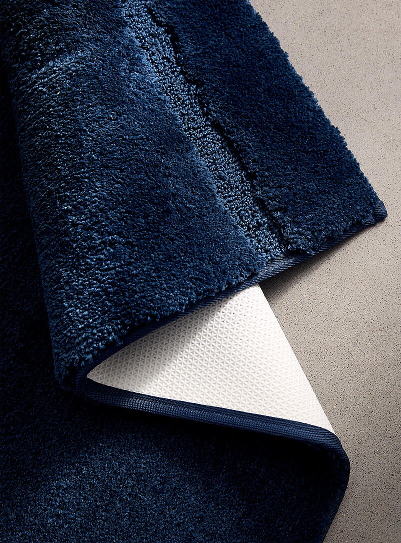 Simons Maison Navy/Midnight Blue Soft plush bath mat See available sizes