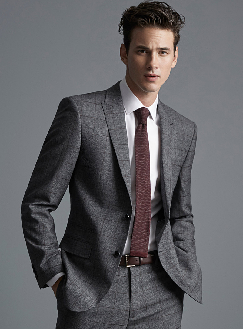 Men's Semi-Slim Fit Suits | Simons Canada