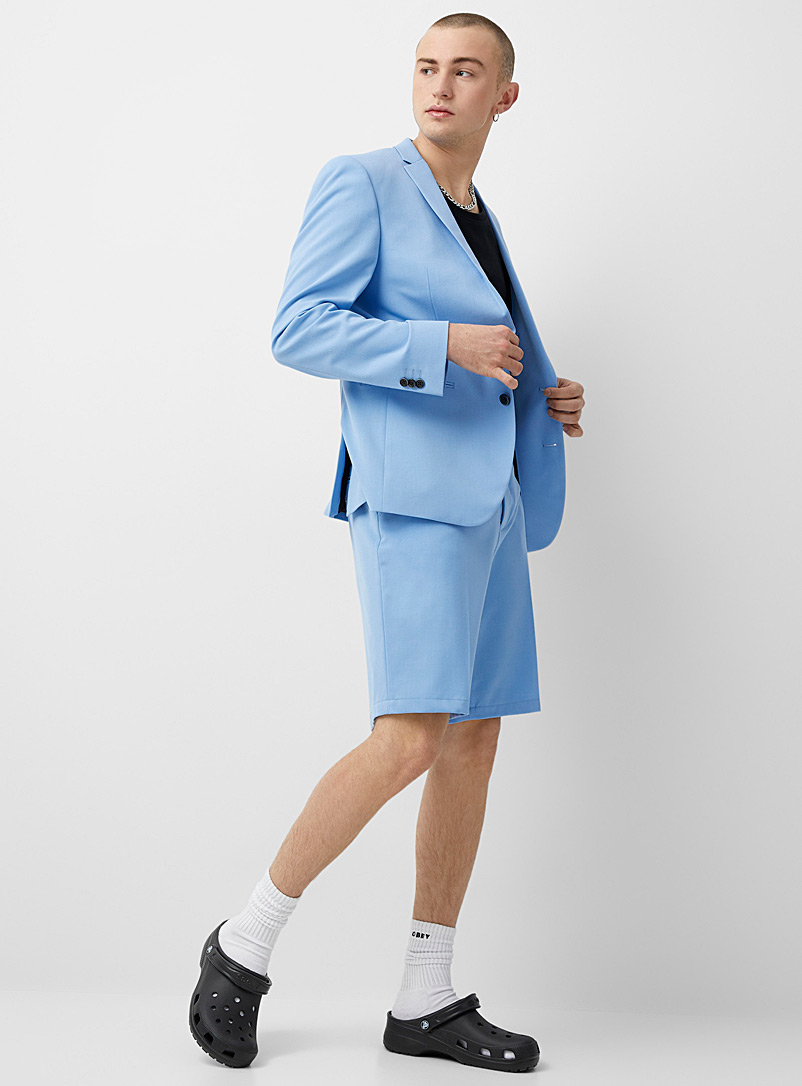 Le 31 Baby Blue Colourful jacket Milano fit - Super slim for men
