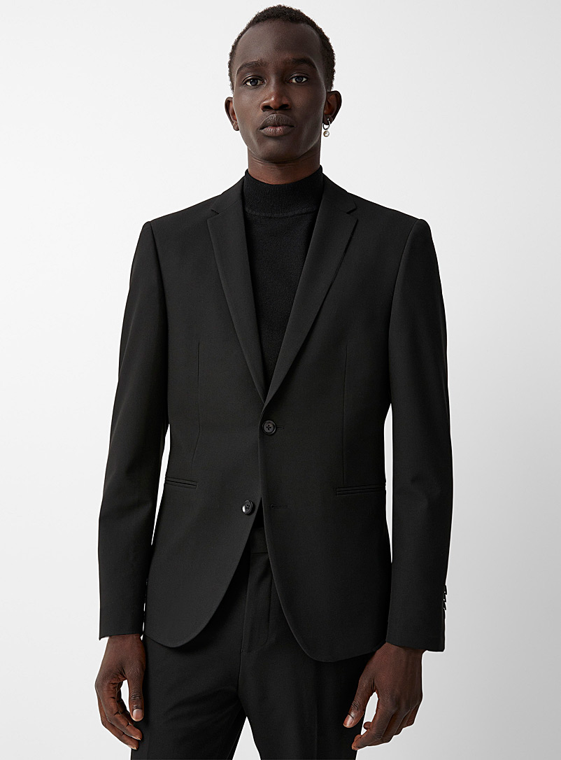Le 31 Black Monochrome jacket Milano fit - Super slim for men