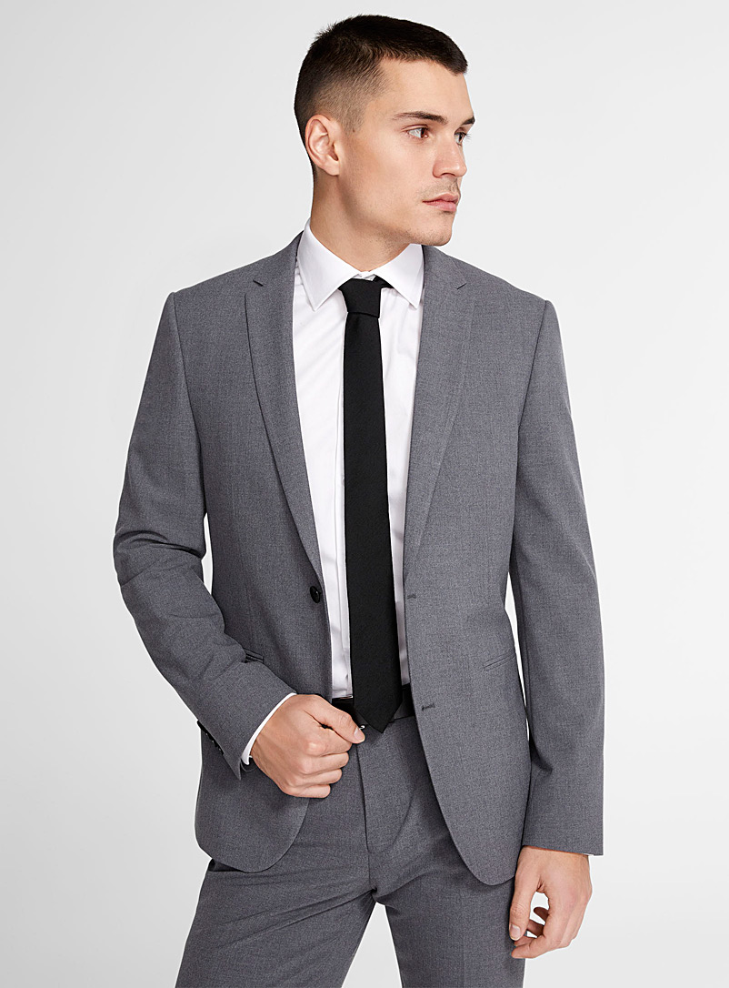 Le 31 Grey Monochrome jacket Milano fit - Super slim for men