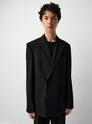 Long hidden-button jacket | Le 31 | Shop Men's Suit Jackets in New ...