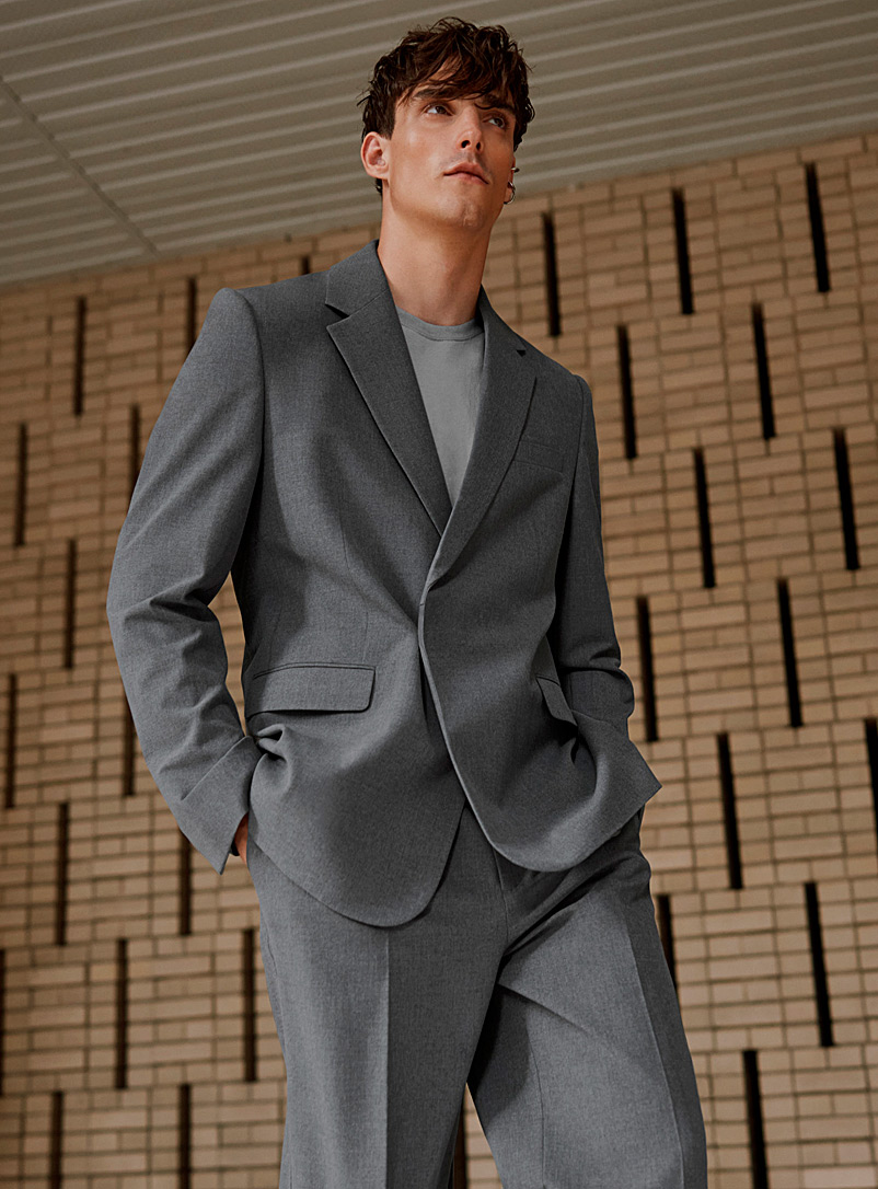 Long hidden-button jacket | Le 31 | Shop Men's Suit Jackets in New