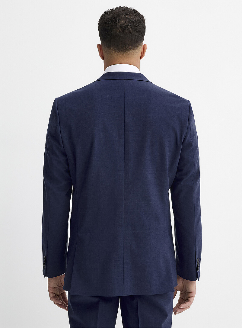 Le 31: Le veston &eacute;pur&eacute; m&eacute;lange de laine <b>Coupe Berlin - R&eacute;guli&egrave;re</b> Noir pour homme