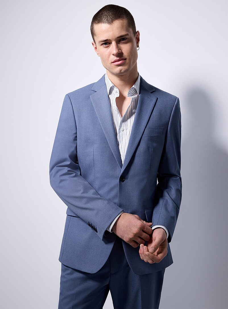 Le 31: Le complet color&eacute; extensible <b>Coupe Stockholm - Ajust&eacute;e</b> Vieux-rose pour homme