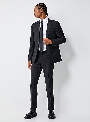 Wool-blend stretch pant <b>Stockholm fit - Slim</b>