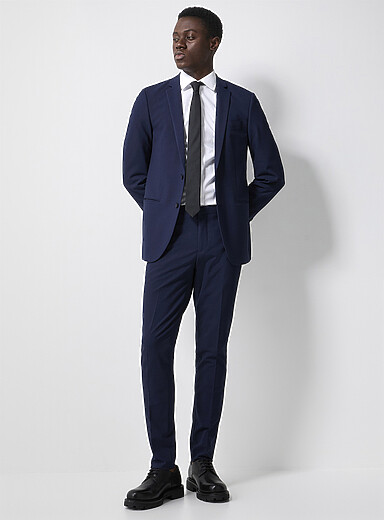 Recycled polyester essential pant <b>Milano fit - Super slim</b>
