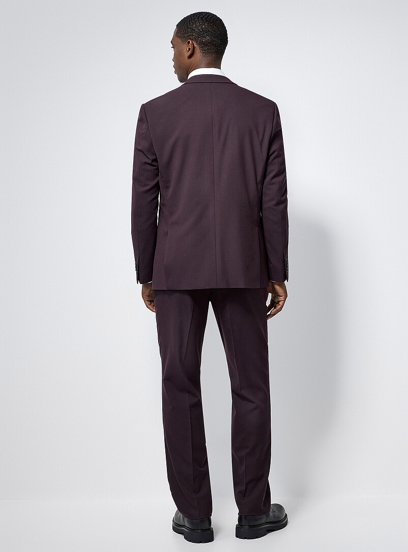 Le 31: Le complet piqu&eacute; extensible <b>Coupe Berlin - R&eacute;guli&egrave;re</b> Noir pour homme