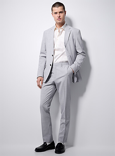 Le pantalon extensible laine responsable <b>Coupe Stockholm - &Eacute;troite</b>