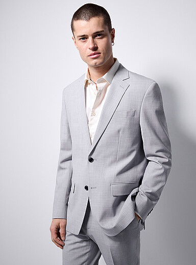 Stretch responsible wool jacket <b>Stockholm fit - Slim</b>