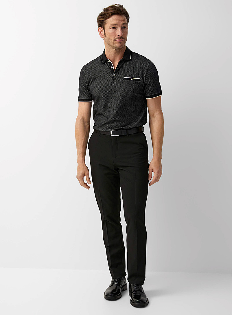 Washable Monochrome Pant London Fit - Slim Straight