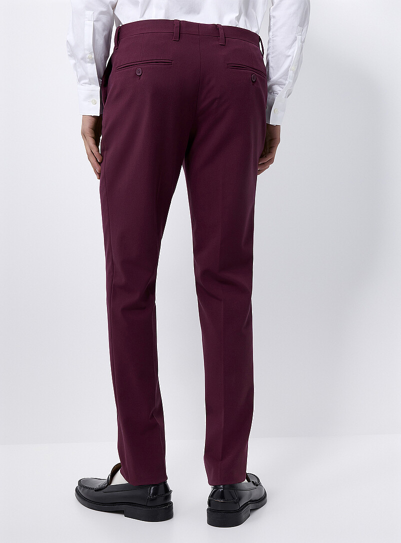 Solid-colour pant Milano fit - Super skinny product image 3