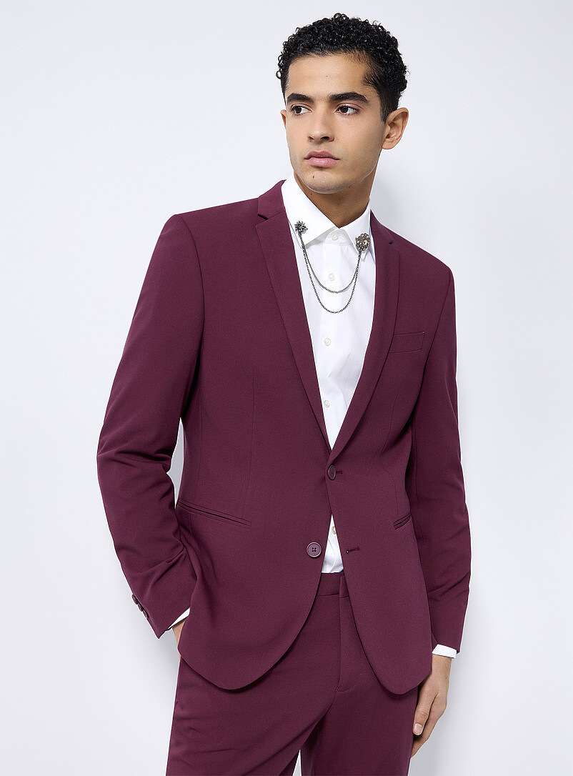 Solid-Colour Suit Jacket Milano Fit - Super Slim