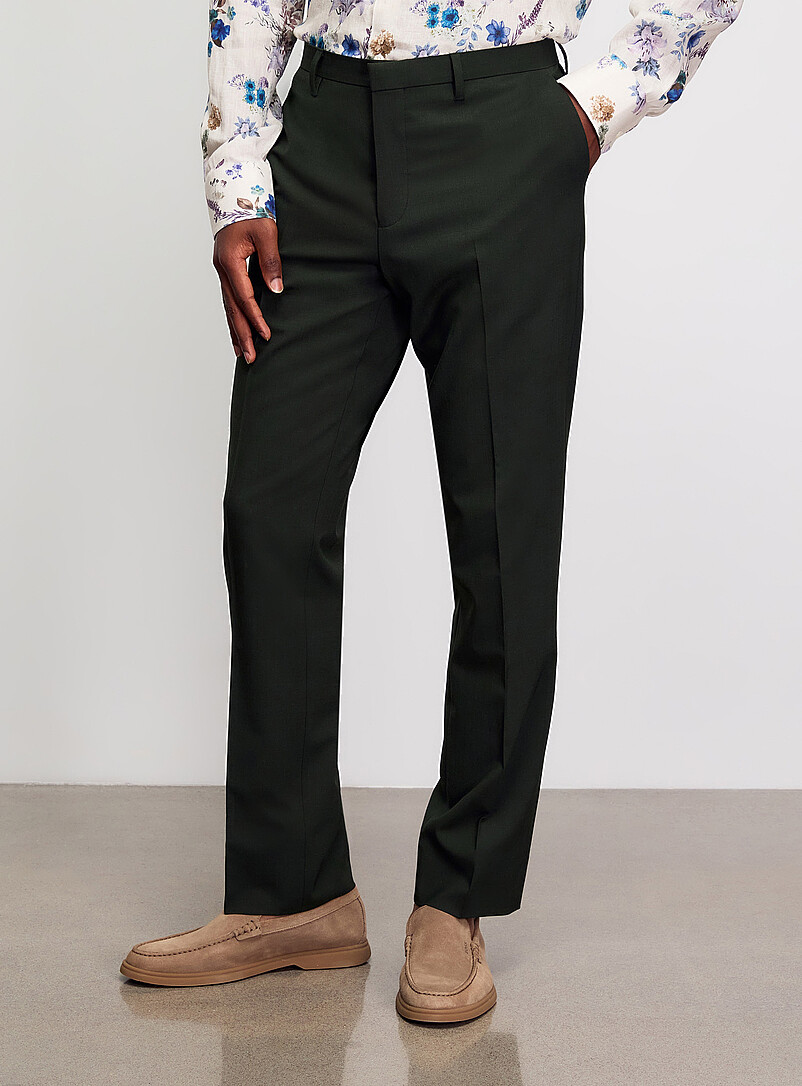 Stretch wool pant London fit - Slim straight product image 2