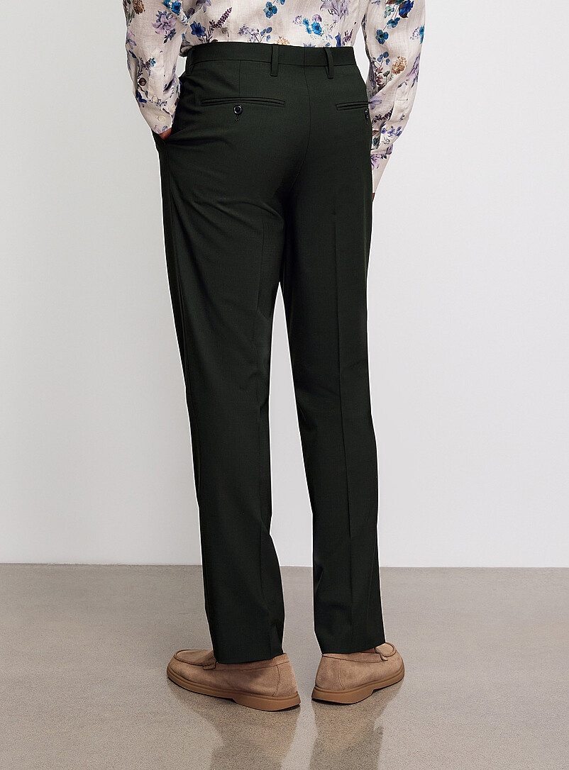 Stretch wool pant London fit - Slim straight product image 3