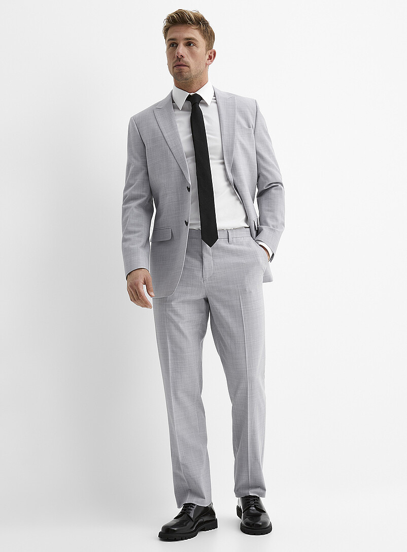Stretch Wool Pant London Fit - Slim Straight