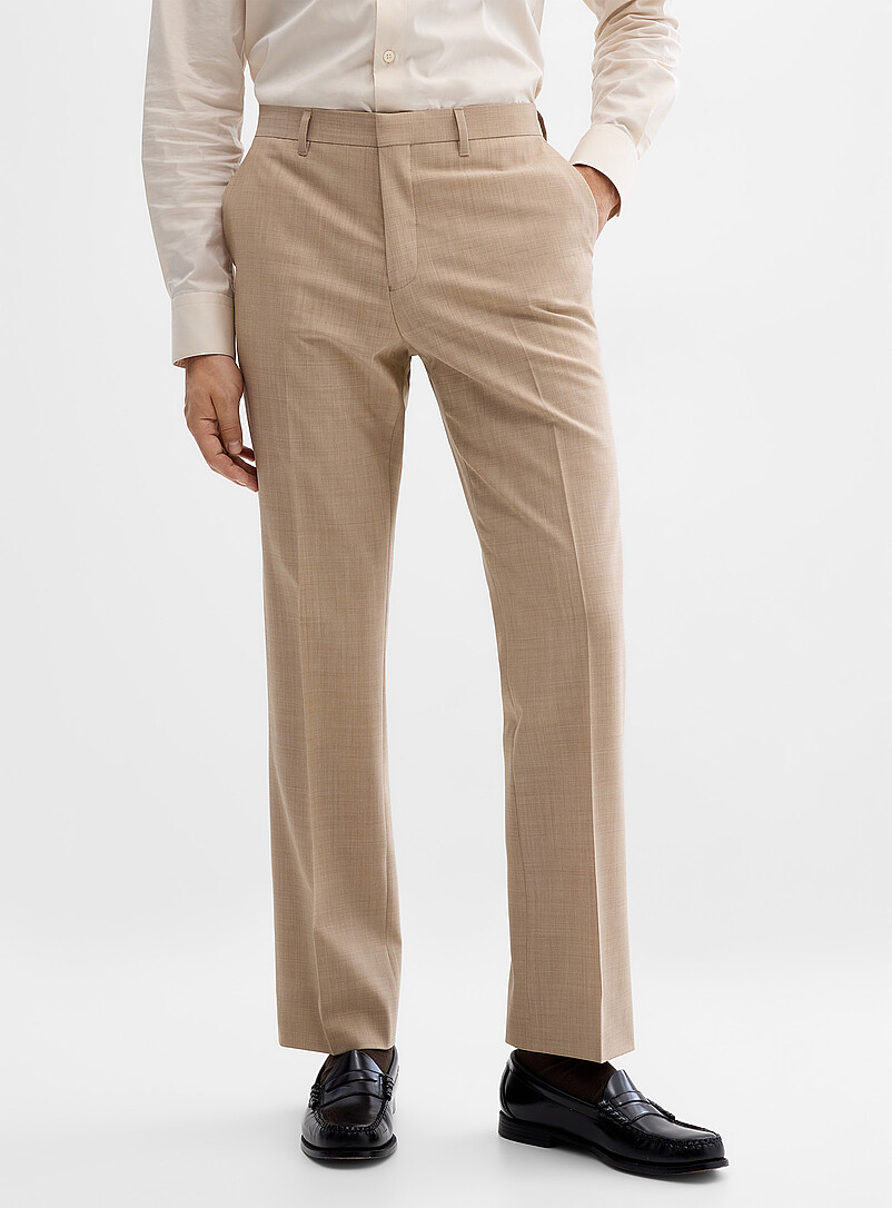 Stretch wool and polyester pant Berlin fit - Straight product image 2
