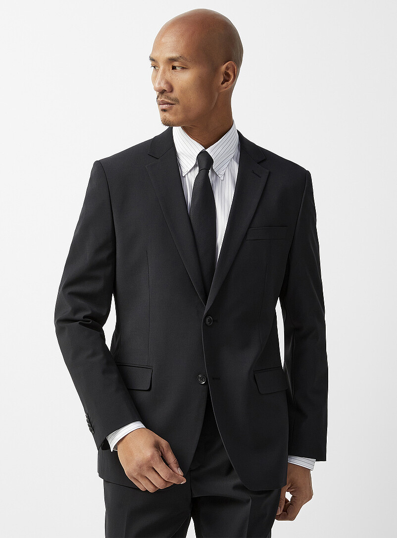 Minimalist Wool-Blend Suit Jacket Berlin Fit - Regular